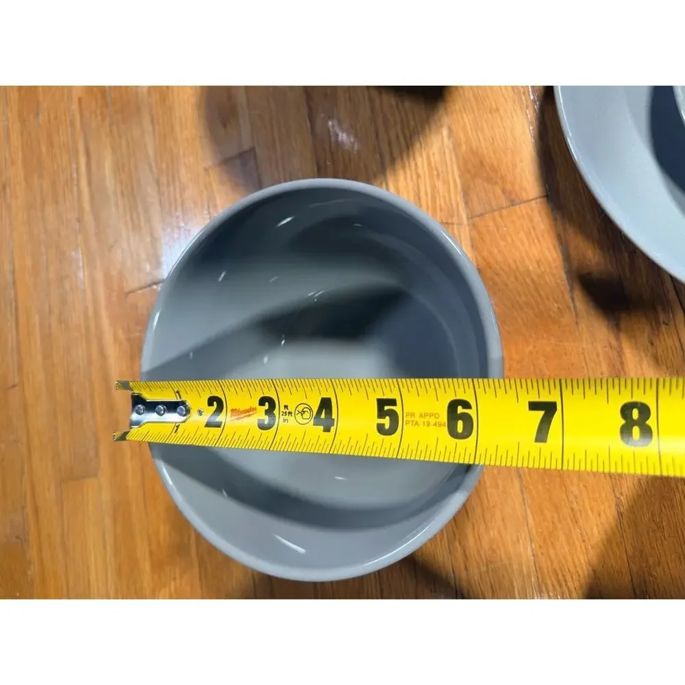 Project 62 Gray Stoneware Dinnerware Set 8 Pc Plates Bowls Target Modern